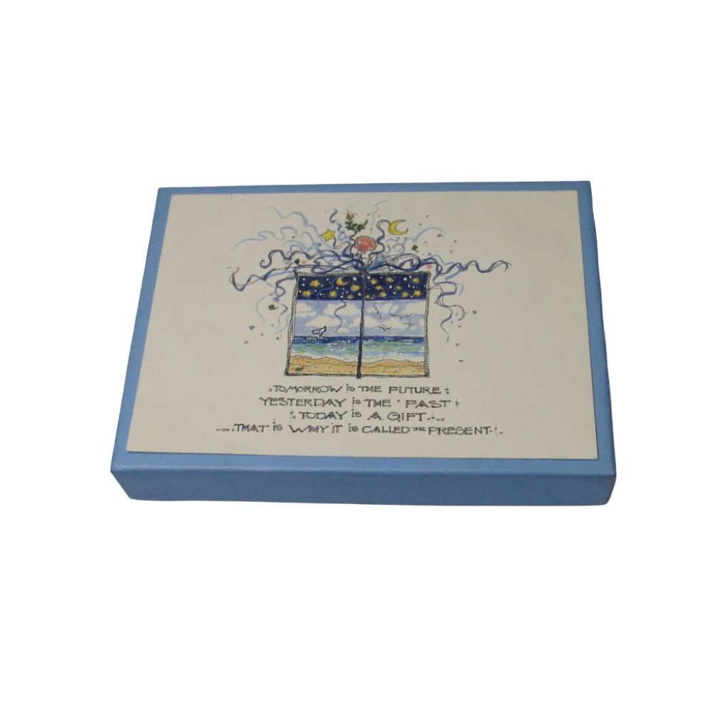 Inspirational Message Note Cards Beach Theme 10 pc